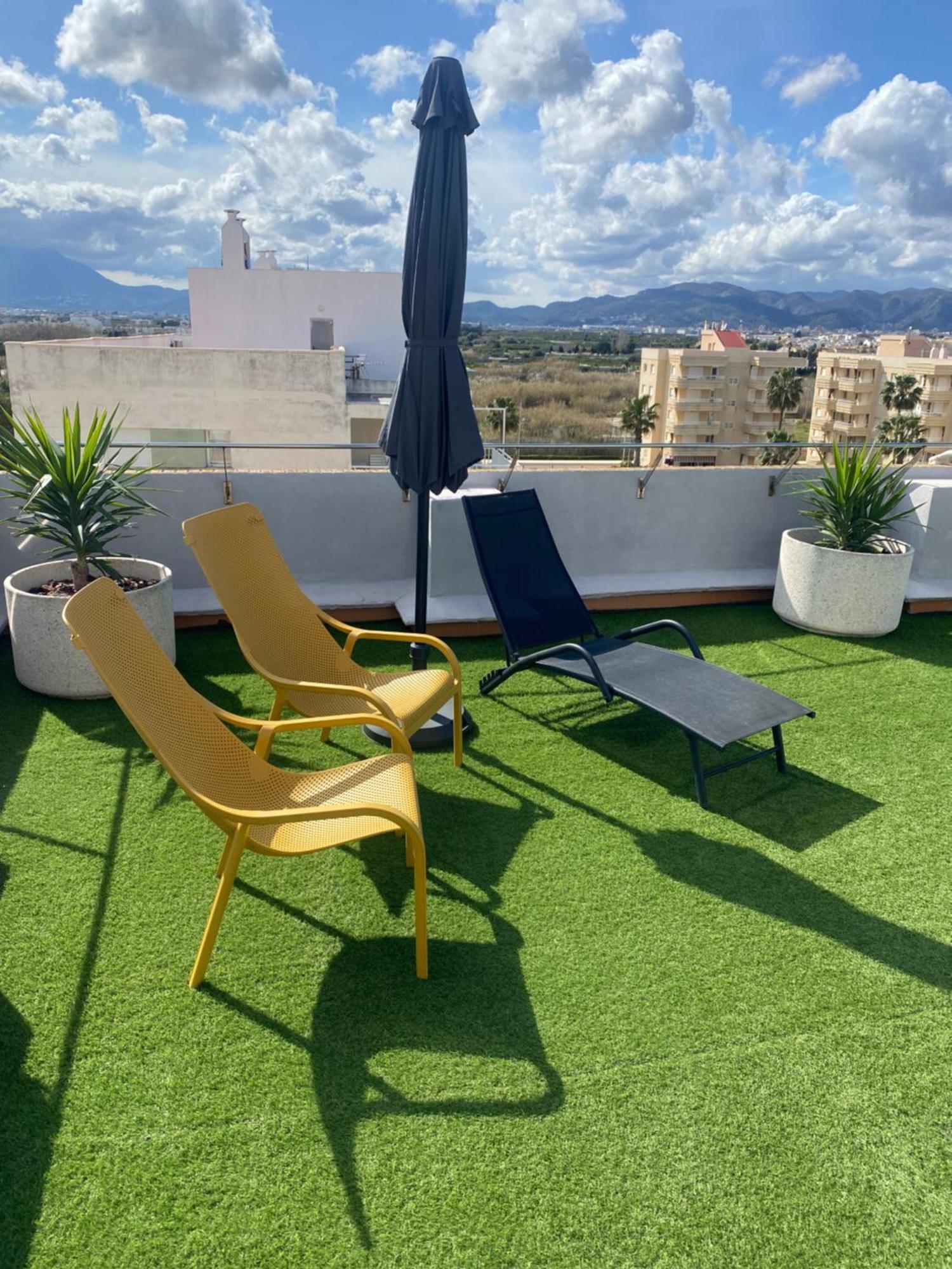 Apartamento A 100 Metros De La Playa Con Grande Terraza Y Vistas Al Mar Daimus Dış mekan fotoğraf